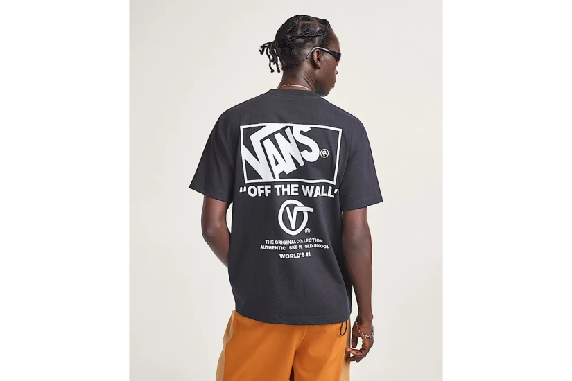 Vans Stockpile Ανδρικό Κοντομάνικο T-Shirt Μαύρο