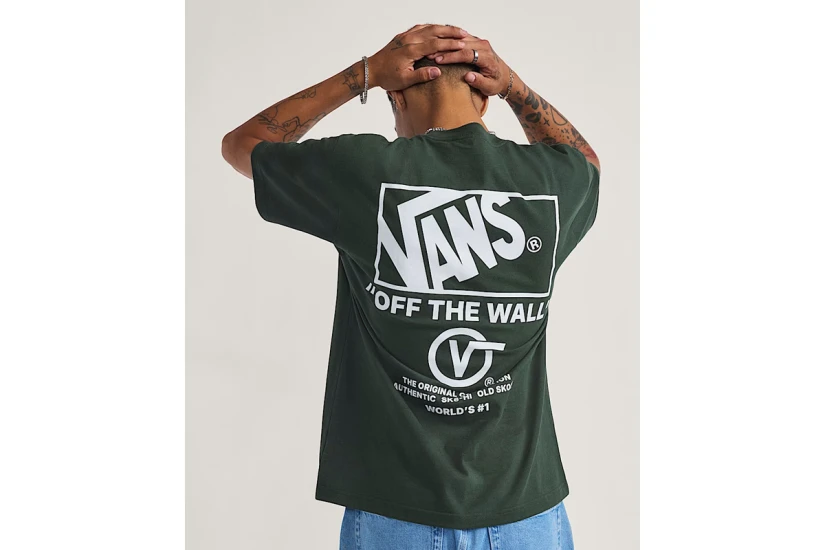 Vans Stockpile Ανδρικό Κοντομάνικο T-Shirt Κυπαρισσί