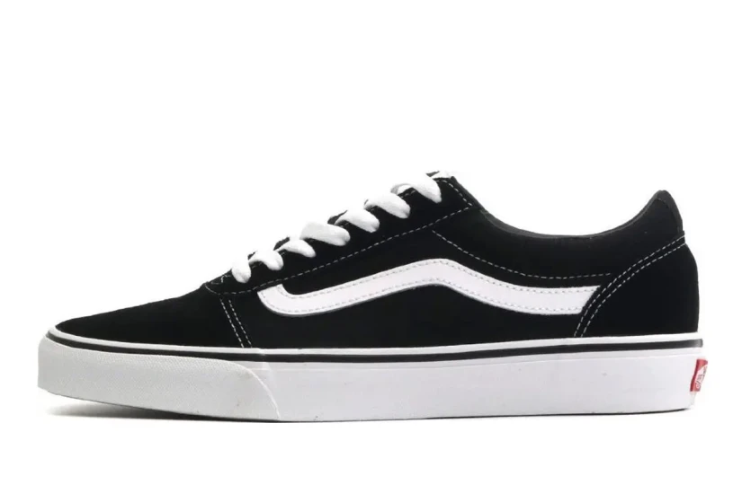 Vans Ward Ανδρικά Χαμηλά Sneakers Μαύρα, Λευκά