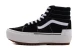 Vans SK8-Hi Stacked Γυναικεία Flatform Μποτάκια Μαύρα, Λευκά