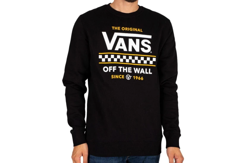 Vans Stackton Crew-B Μπλούζα Με Λαιμόκοψη Ανδρικό (VN0A7Y3VBLK1)