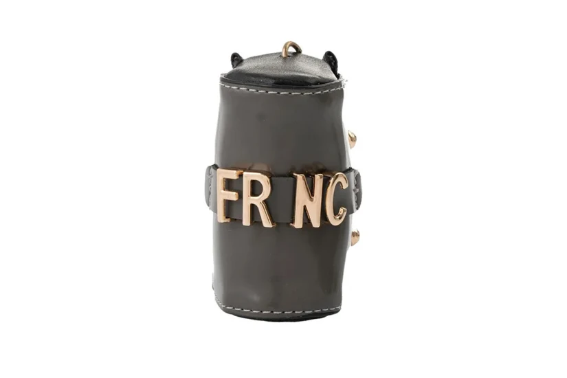 Frnc Πορτοφόλι-Μπρελόκ Γκρι, Χρυσό