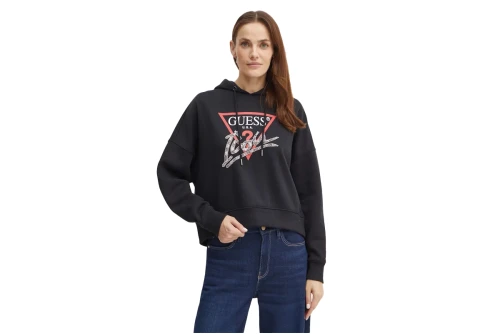 Guess Hoodie Γυναικείο (W4BQ06KB683 JBLK)
