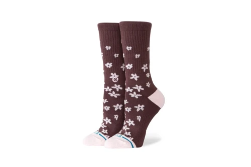 Stance Floral Dreams Crew Κάλτσες Ψηλές 1 Ζευγάρι (W556C26FLO-BRN)