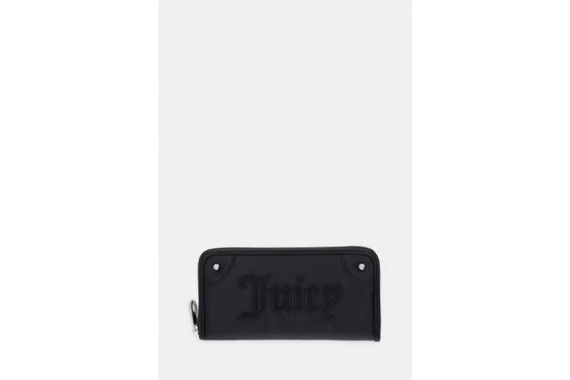 Juicy Couture Candy Large Zip With Wristlet Γυναικείο Πορτοφόλι Μαύρο