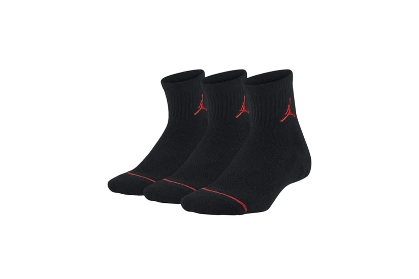 Jordan Jumpman Κοντές Kάλτσες Μαύρες 3 Ζευγάρια