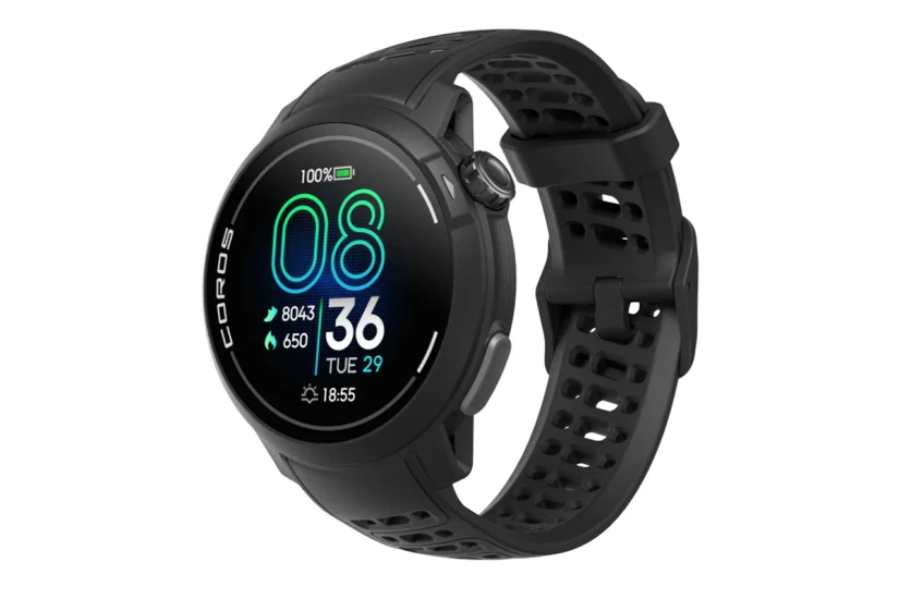 Coros Pace Pro GPS Sport Ρολόι Μαύρο