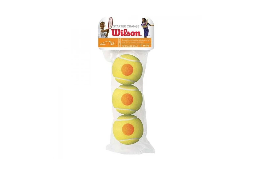 Wilson Starter Orange 3 Μπαλάκια Τένις (WRT137300)