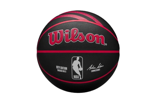 Wilson Nba Team City Collector Chicago Bulls Μπάλα Μπάσκετ (WZ4024105XB)
