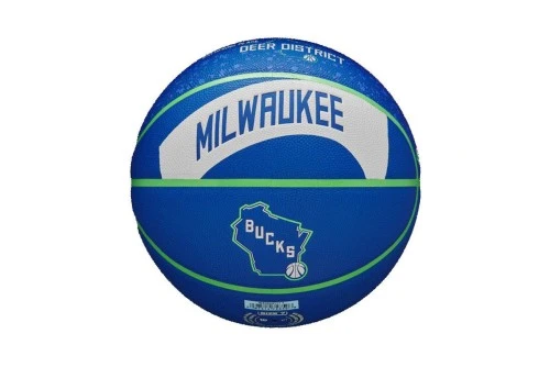 Wilson Nba Milwaukee Bucks Team City Collector 2023 Μπάλα Μπάσκετ (WZ4024117XB)