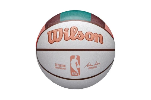 Wilson Nba Team City Collector San Antonio Spurs Μπάλα Μπάσκετ (WZ4024127XB)