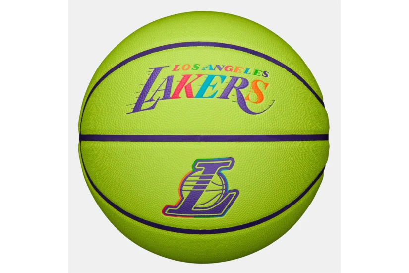 Wilson Nba Los Angeles Lakers Team Size 7 Μπάλα Μπάσκετ (WZ4037404XB7)