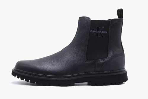 Calvin Klein Eva Mid Chelsea Lth Μποτάκια (YM0YM00750 0GJ)