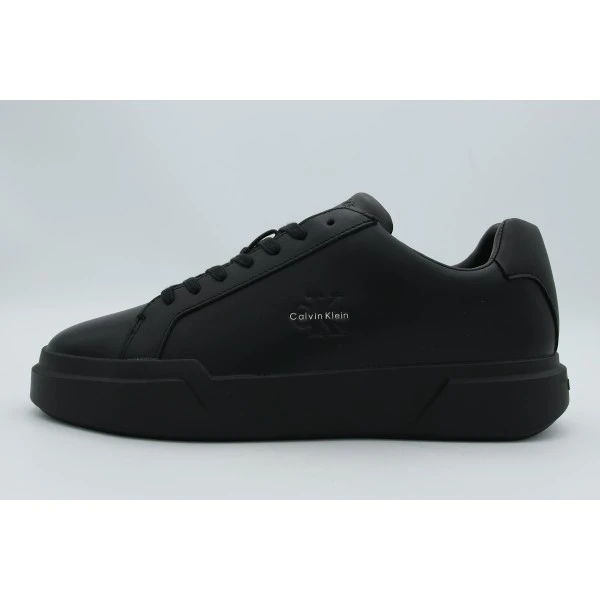 Calvin Klein Leather Signature Logo Sneakers (YM0YM01344 0GJ)