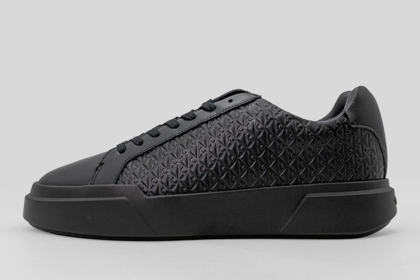 Calvin Klein Durable Traction Logo Ανδρικά Sneakers Μαύρα