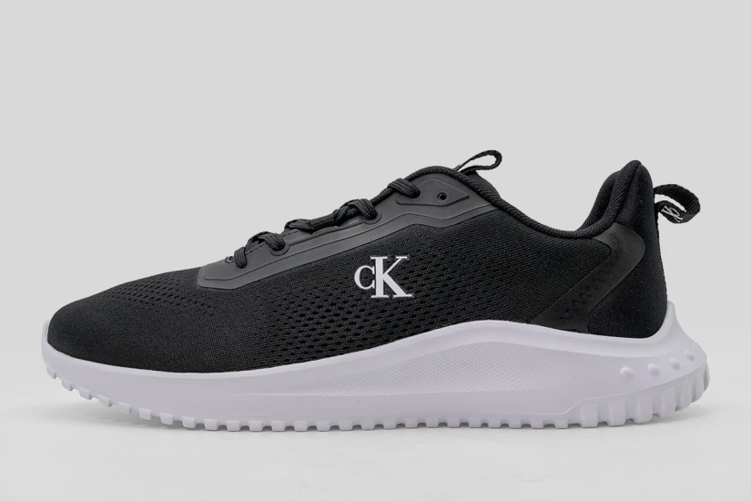 Calvin Klein Breathable Mesh Ultralight Ανδρικά Sneakers Μαύρα, Λευκά
