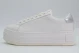 Calvin Klein Γυναικεία Δερμάτινα Sneakers με Πλατφόρμα Λευκά