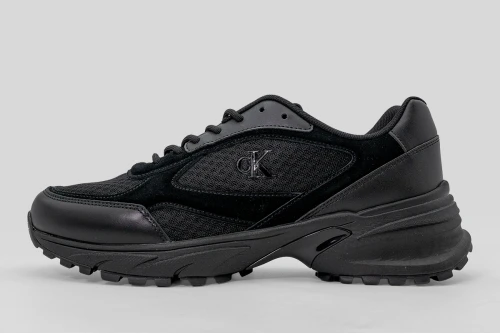 Calvin Klein Leather And Breathable Mesh Sneakers (YW0YW01994 0GJ)