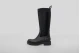 Calvin Klein Tall Heeled Flexible Lug Sole Γυναικείες Γαλότσες Μαύρες