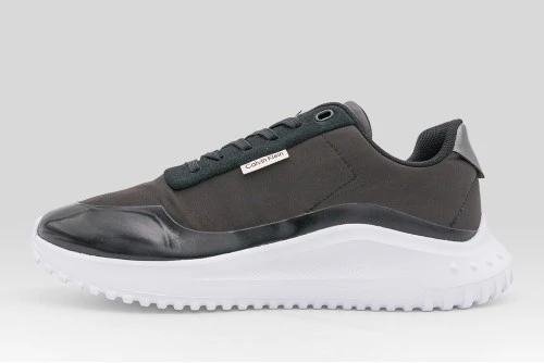 Calvin Klein Mirrored Silver Tab Ultralight Sneakers (YW0YW02016 0GN)