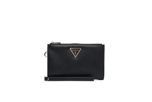 Guess Laurel Ii Double Zip Organiser Πορτοφόλι (ZG7459157 BLACK)