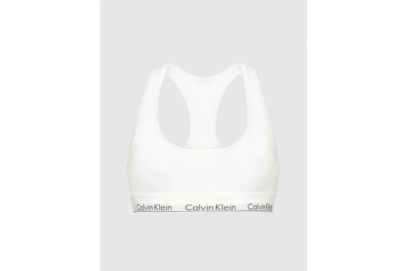 Calvin Klein Modern Cotton Γυναικείο Μπουστάκι Λευκό