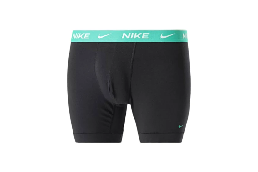 Nike Everyday Cotton Stretch Ανδρικά Boxer Εσώρουχα Μαύρα 3 Τεμάχια