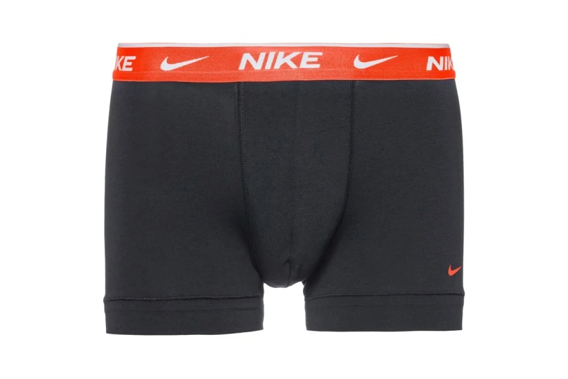 Nike Everyday Cotton Stretch Ανδρικά Boxer Εσώρουχα Μαύρα 3 Τεμάχια