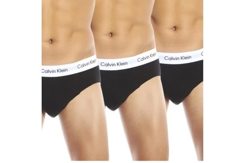 Calvin Klein Cotton Stretch Εσώρουχο Σλιπ Ανδρικό 3-Τεμάχια (0000U2661G 001)