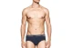 Calvin Klein Cotton Stretch Ανδρικά Εσώρουχα Σλιπ Μαύρα, Ραφ, Μπλε Σκούρο 3 Τεμάχια