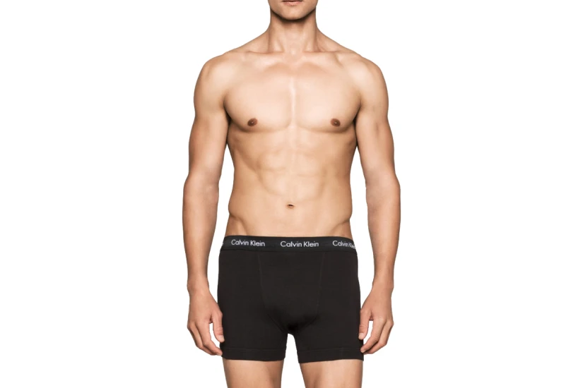Calvin Klein Cotton Stretch Εσώρουχο Boxer Ανδρικό 3-Τεμάχια (0000U2662G 4KU)