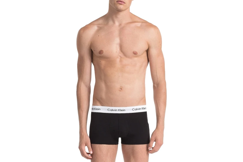 Calvin Klein Cotton Stretch Low Rise Εσώρουχο Boxer Ανδρικό 3-Τεμάχια (0000U2664G 001)
