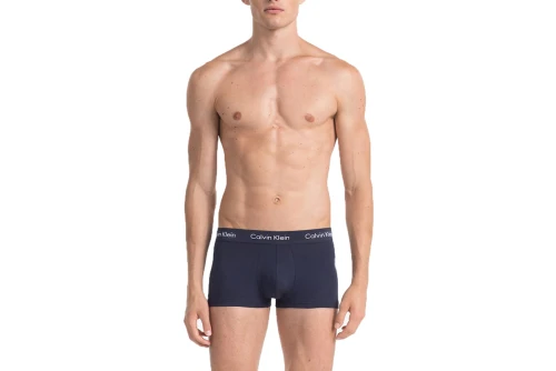 Calvin Klein Cotton Stretch Low Rise Trunk Εσώρουχο Boxer Ανδρικό 3-Τεμάχ (0000U2664G 4KU)