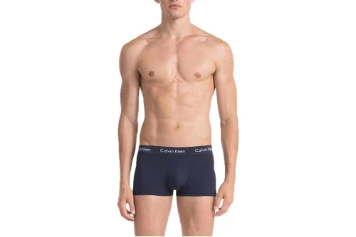 Calvin Klein Cotton Stretch Low Rise Trunk Εσώρουχο Boxer Ανδρικό 3-Τεμάχ (0000U2664G 4KU)