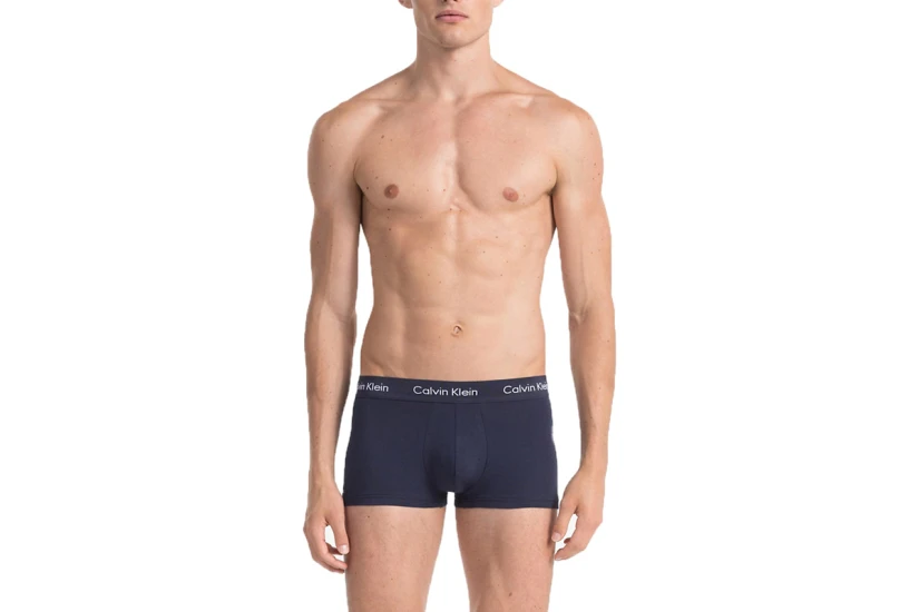 Calvin Klein Cotton Stretch Low Rise Trunk Εσώρουχο Boxer Ανδρικό 3-Τεμάχ (0000U2664G 4KU)