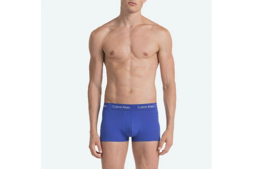 Calvin Klein Cotton Stretch Low Rise Trunk Εσώρουχο Boxer Ανδρικό 3-Τεμάχ (0000U2664G 4KU)