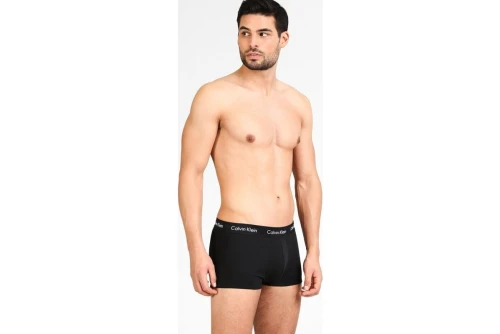 Calvin Klein Cotton Stretch Low Rise Trunk Εσώρουχο Boxer Ανδρικό 3-Τεμάχ (0000U2664G XWB)