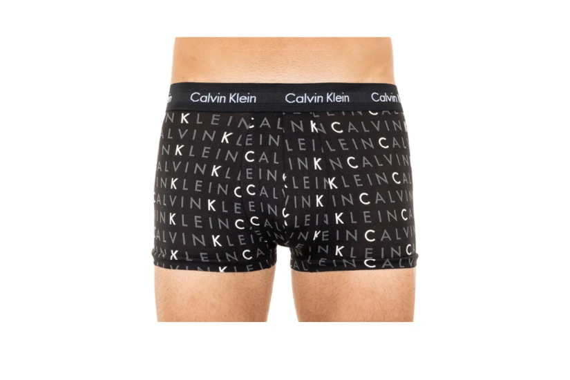 Calvin Klein Cotton Stretch Low Rise Trunk Εσώρουχο Boxer Ανδρικό 3-Τεμάχ (0000U2664G YKS)