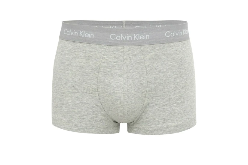 Calvin Klein Cotton Stretch Low Rise Trunk Εσώρουχο Boxer Ανδρικό 3-Τεμάχ (0000U2664G YKS)