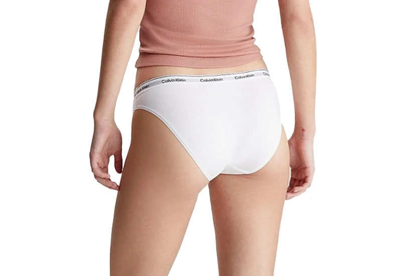 Calvin Klein Bikini Γυναικείο Εσώρουχο Σλιπ Λευκό