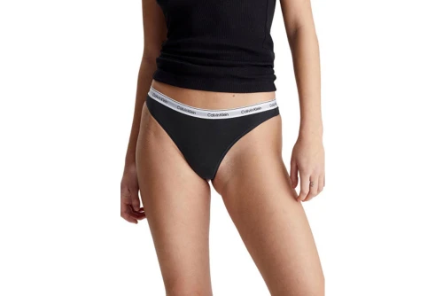 Calvin Klein Icon Logo Εσώρουχο String Γυναικείο 3-Τεμάχια (000QD5209E UB1)