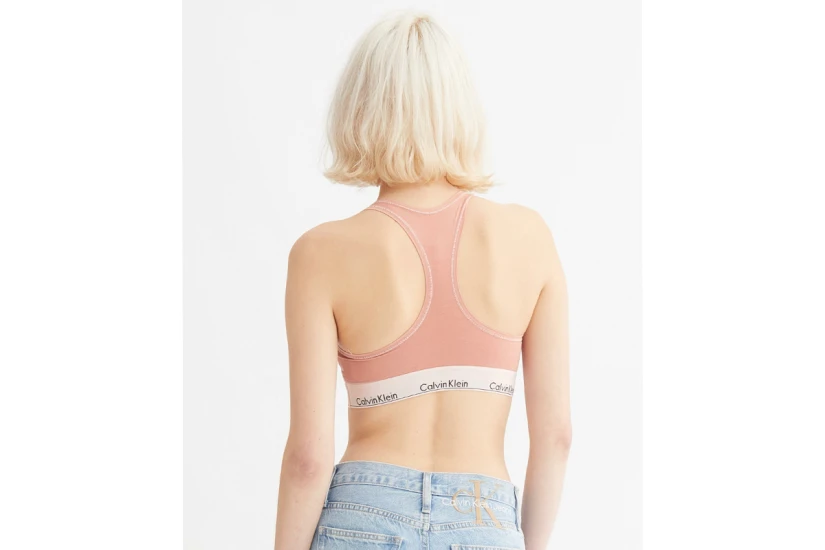 Calvin Klein Unlined Γυναικείο Bralette Ροζ