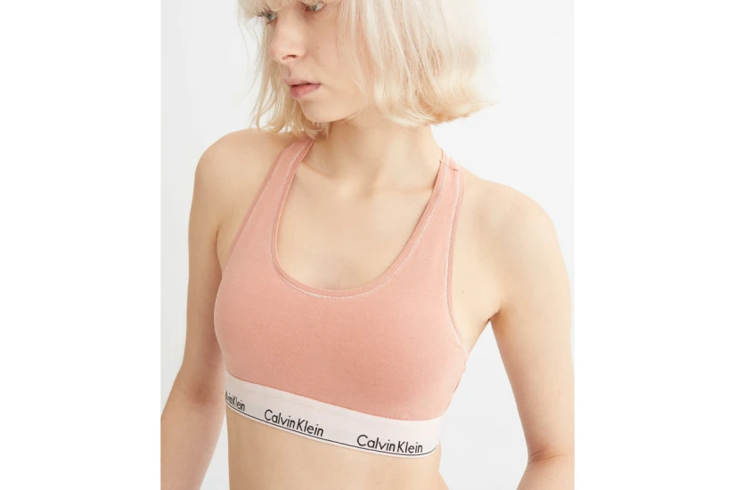 Calvin Klein Unlined Γυναικείο Bralette Ροζ