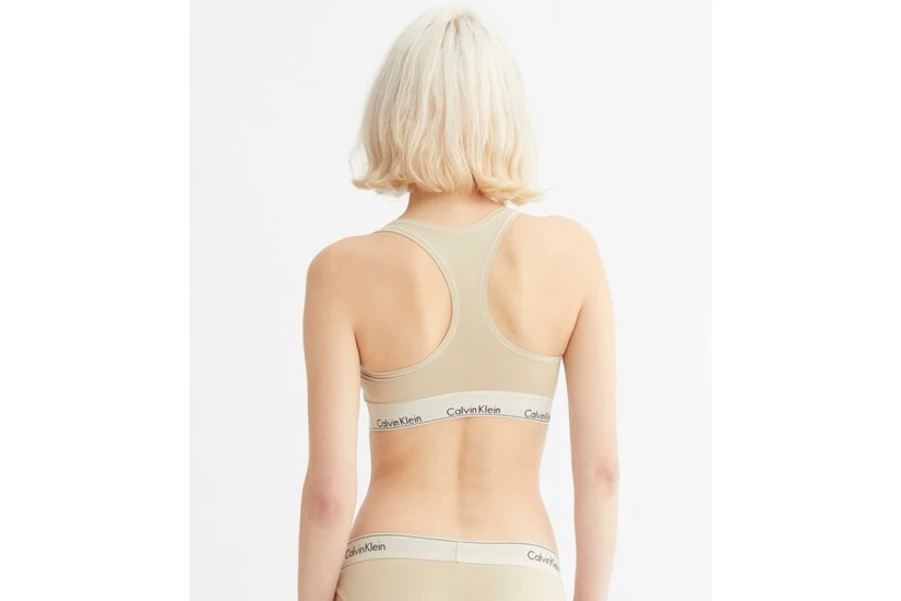 Calvin Klein Unlined Γυναικείο Bralette Μπεζ