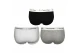 Calvin Klein Cotton Stretch Ανδρικά Εσώρουχα Σλιπ Μαύρα, Γκρι, Λευκά 3 Τεμάχια