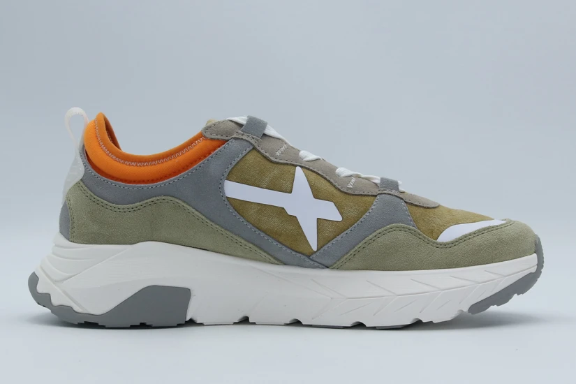 W6Yz Next-M Ανδρικά Sneakers Καφέ, Γκρι, Χακί, Λευκό