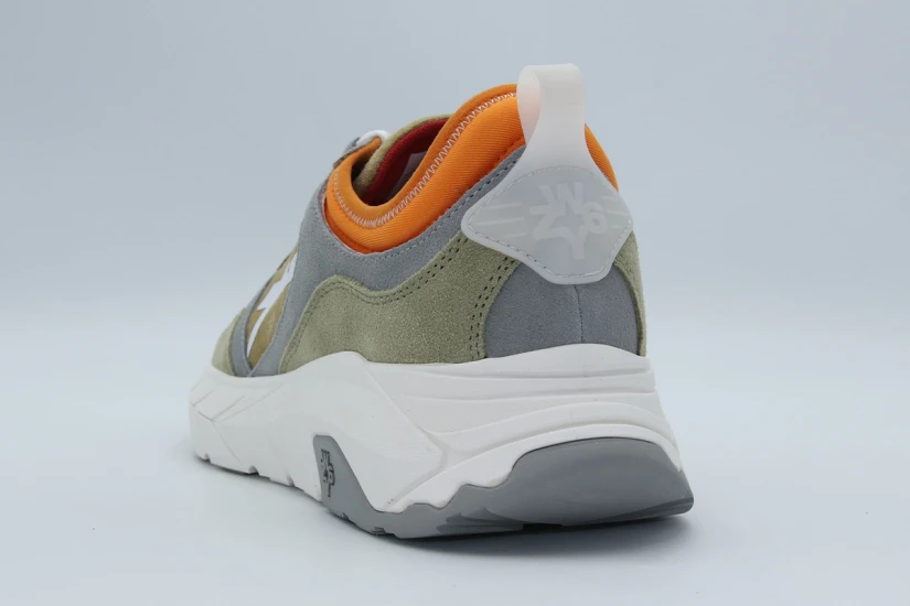 W6Yz Next-M Ανδρικά Sneakers Καφέ, Γκρι, Χακί, Λευκό