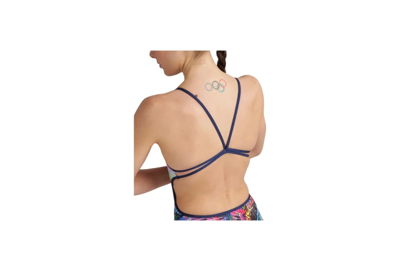 Arena Women S Swimsuit Lace Back Allover Μαγιό Ολόσωμο Γυναικείο (005069750)