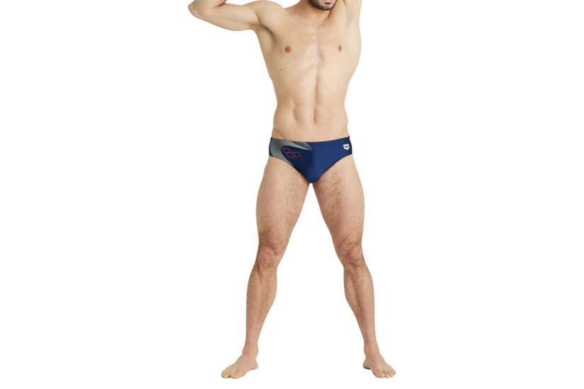Arena Men S Swim Briefs Graphic Ανδρικό Μαγιό Σλιπ (005328700)