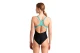 Arena Swim Pro Back Graphic Γυναικείο Ολόσωμο Μαγιό Μαύρο, Άκουα